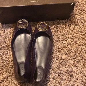 Authentic Gucci Purple Flats-